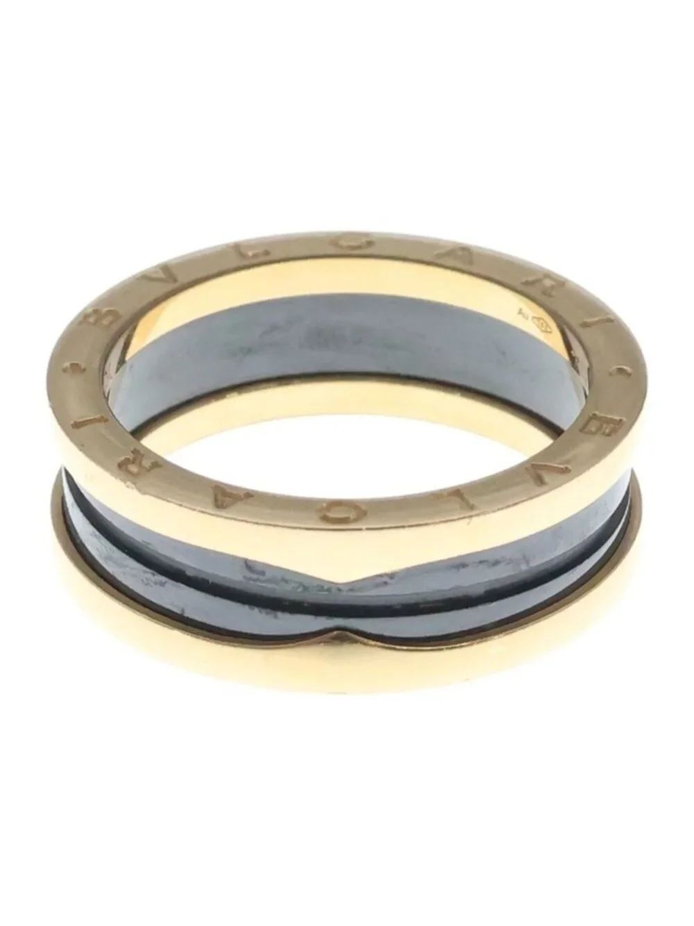 Bvlgari B.Zero1 Ring Pink Gold Black CE